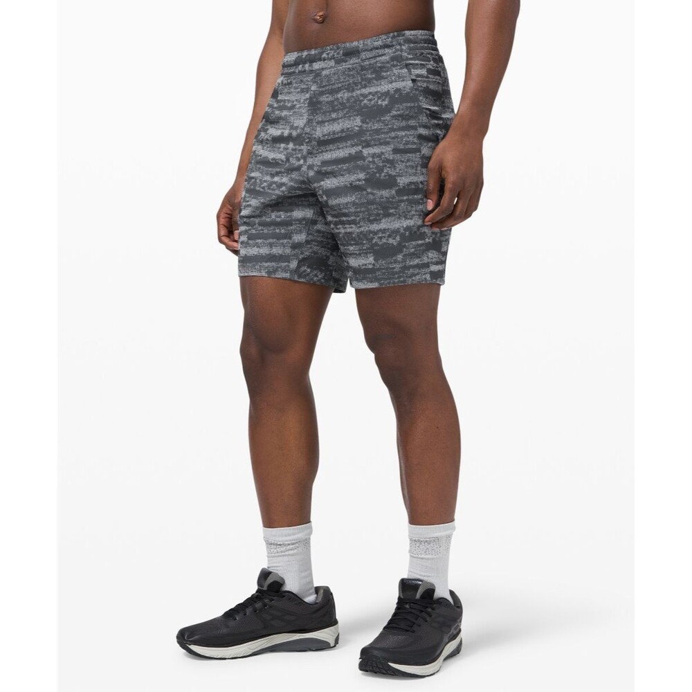 Lululemon Pace Breaker Shorts 9” Grey Blue Lined Athletic Shorts Men’s Size XL